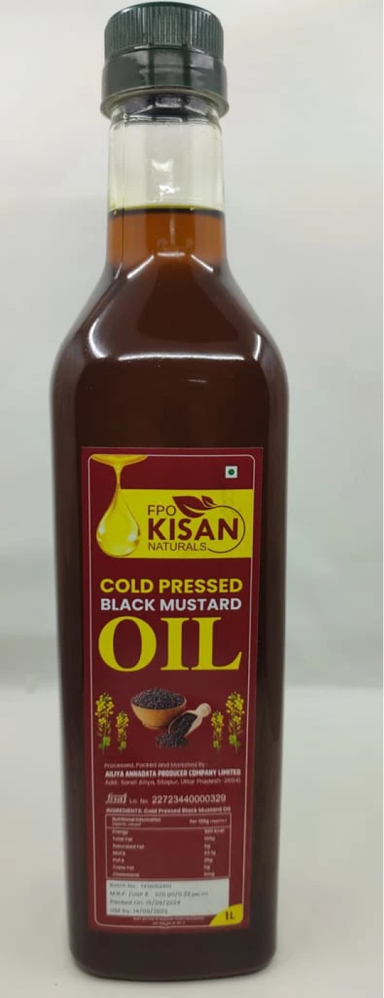 Cold Pressed Black Mustard Oil - 1L