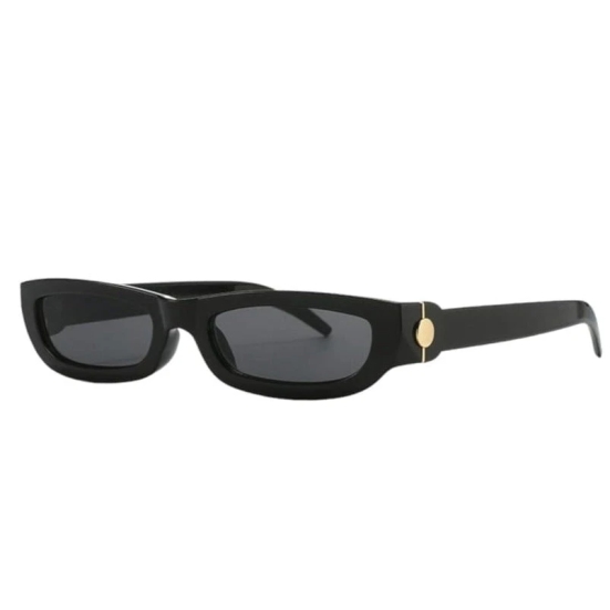 [ The idol ] Sleek Unisex Sunglasses-Black