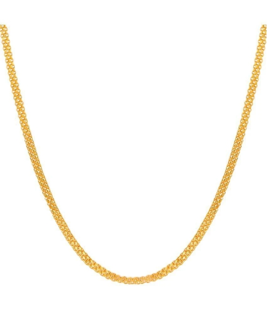 FASHION FRILL - Gold Plated Chain ( Pack of 1 ) - Gold