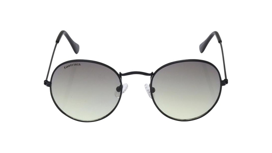 Black Round Unisex Sunglasses (M259GR5V)