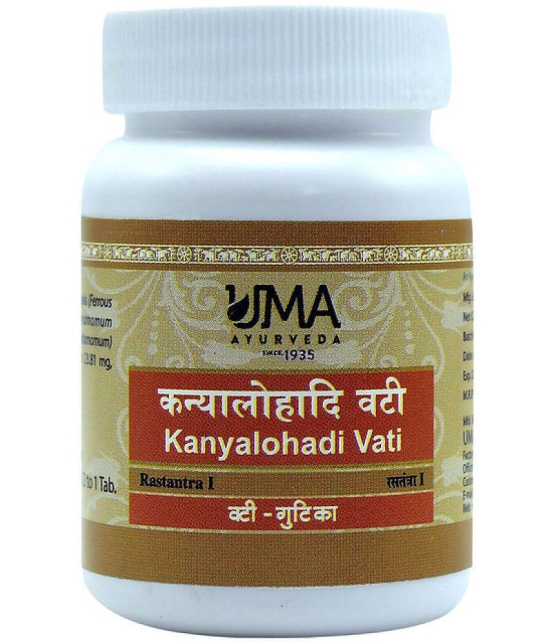 UMA AYURVEDA Kanyalohadi_Vati_40_Tab Tablet 1 kg Pack Of 2