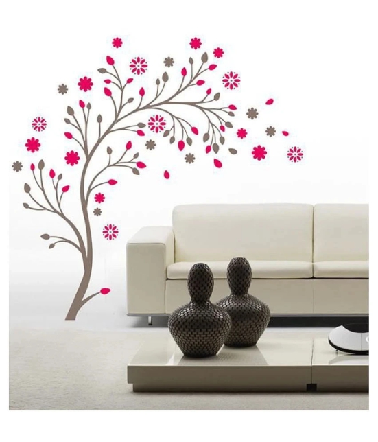 Asmi Collection nature Floral Sticker ( 140 x 140 cms )