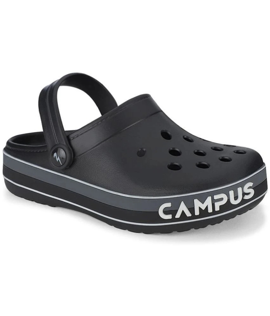 Campus - Black Mens Clogs - None