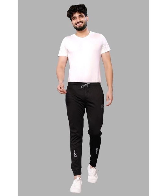 Anand Multicolor Lycra Mens Joggers ( Pack of 2 ) - None