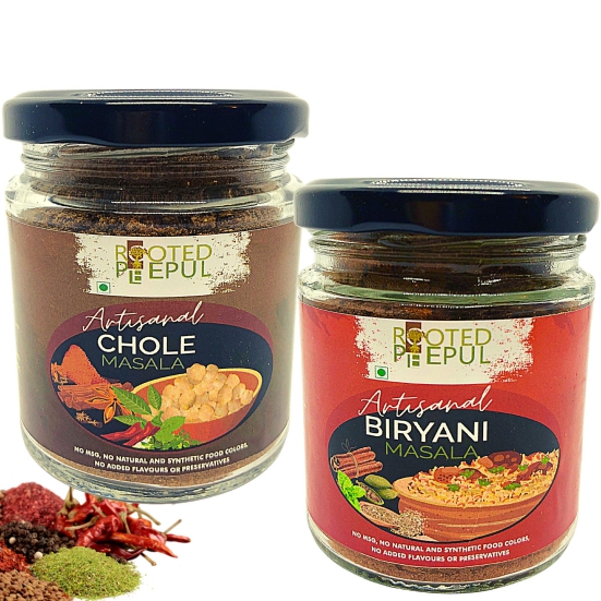 Artisanal Biryani Masala & Artisanal Chola Masala Combo (75Gms x2)