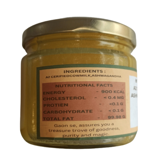 GAONSE A2 CULTURED ASHWAGANDHA GHEE 250 GM