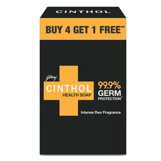 Cinthol Health Soap Buy 4 Get 1 Free