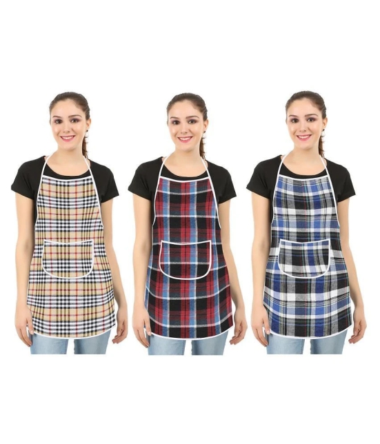 E-Retailer Set of 3 Cotton Apron