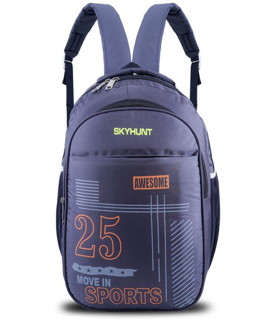 skyhunt - Blue Polyester Backpack ( 37 Ltrs ) - Blue