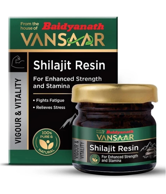 Vansaar Shilajit Resin, 100% Pure Himalayan Shilajit,For Natural Strength, Stamina & Endurance-15g