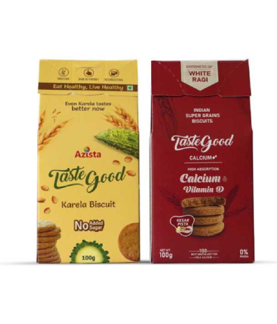 Taste Good Combo Digestives & Low Calorie Biscuits 600 gm Pack of 6