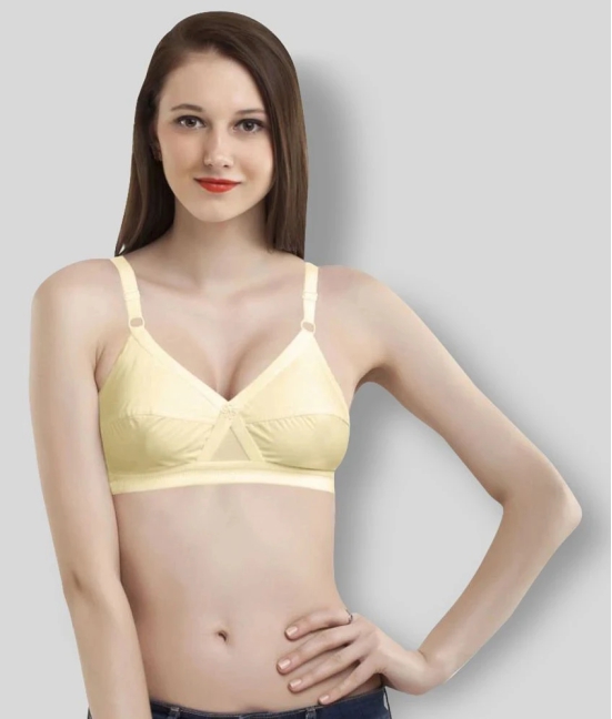 Madam - Beige Cotton Non - Padded Womens Everyday Bra ( Pack of 1 ) - 40D