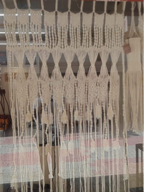 Macrame curtains