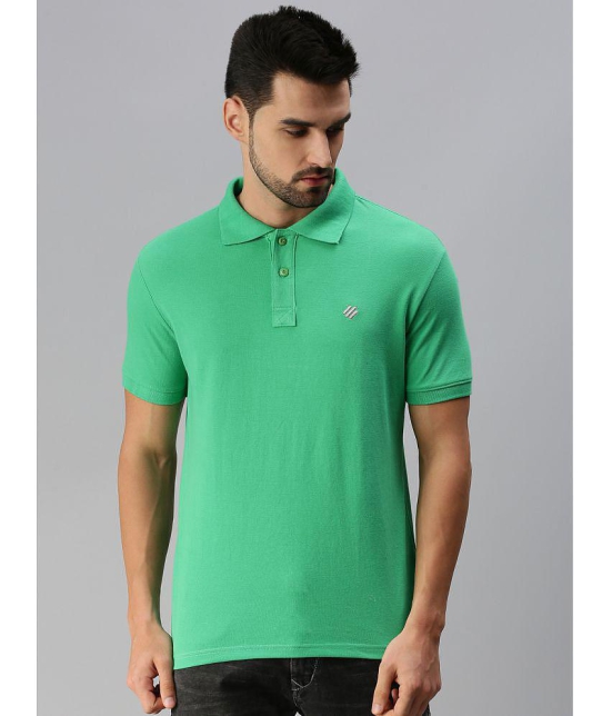 ONN - Green Cotton Blend Regular Fit Mens Polo T Shirt ( Pack of 1 ) - None