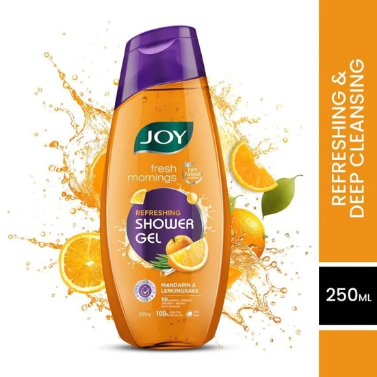 Joy Fresh Mornings Refreshing Shower Gel 250ml, (Pack of 1)