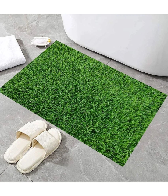 Revexo - Anti-skid Plastic Door Mat ( 40 X 60 cm ) Single - Green - Green