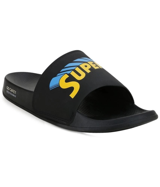 Campus Black Mens Slide Flip Flop  (Pair of 1) - None