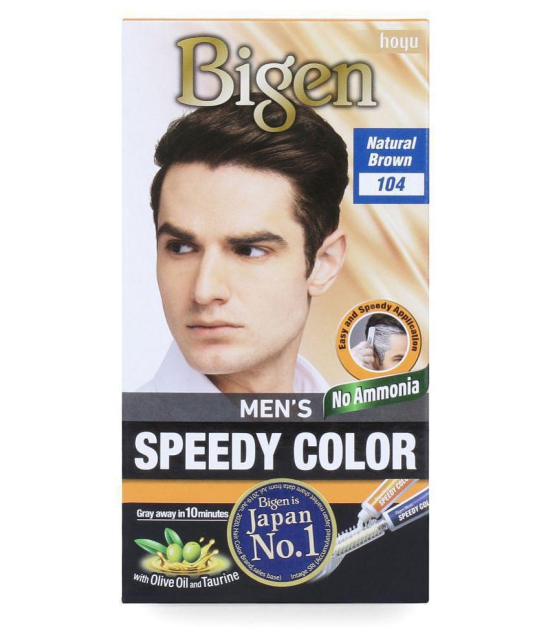 Bigen MenS Speedy - 104 Temporary Hair Color Brown Natural Brown 40 g