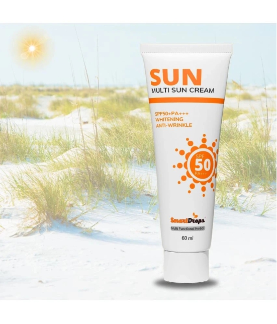 Smartdrops SPF 50 Sunscreen Cream For All Skin Type ( Pack of 1 )