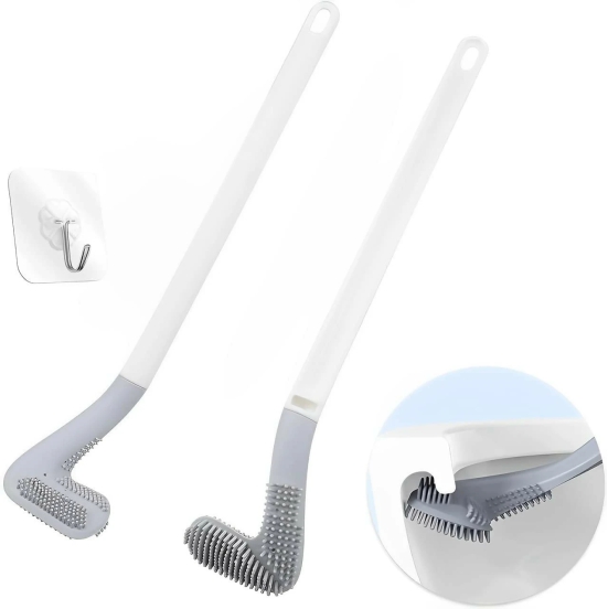 Silicone Golf Shaped Toilet Brush Golf Head Cleaner Flexible Deep Cleaning Brush of Bathroom