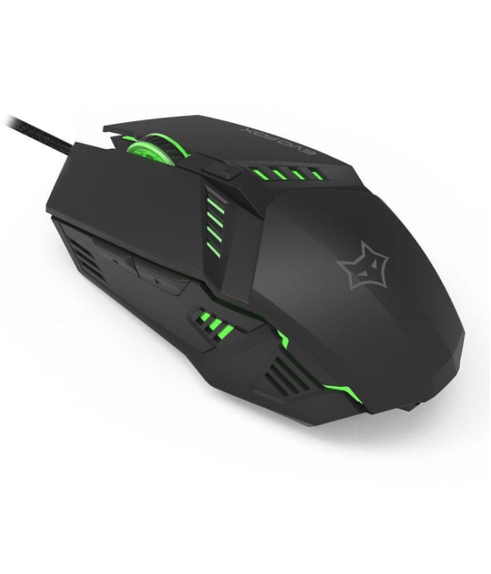 Amkette - EvoFox Shadow Black Wired Mechanical Mouse