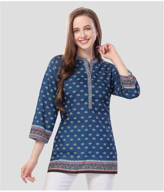 Meher Impex - Multi Color Cotton Women''s Tunic ( Pack of 1 ) - None