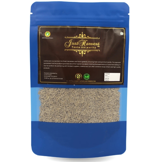 JustHarvest Cumin Seeds, Whole Jeera, 200g, No Artificial Colours or Preservatives, Sortex Cleaned