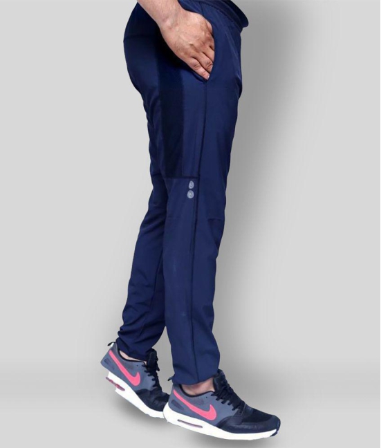 RANBOLT -  Navy Blue Polyester Men's Sports Trackpants ( Pack of 1 ) - XL