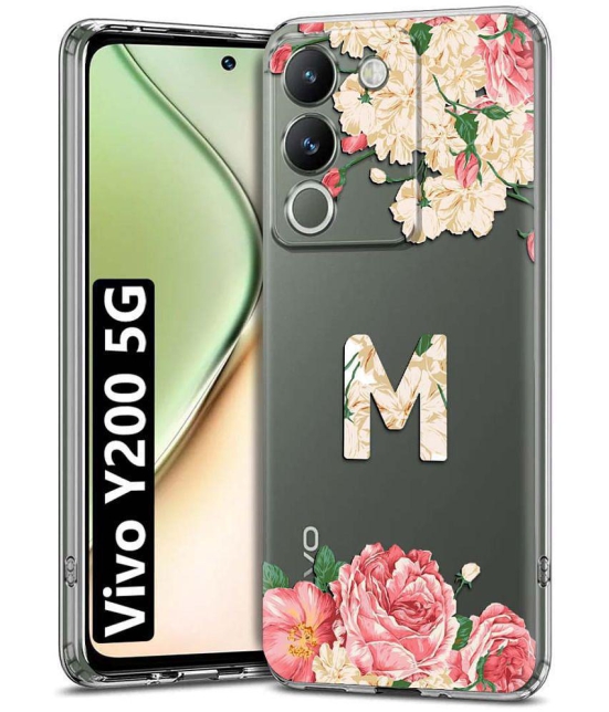 Fashionury Multicolor Printed Back Cover Silicon Compatible For Vivo Y200 ( Pack of 1 )