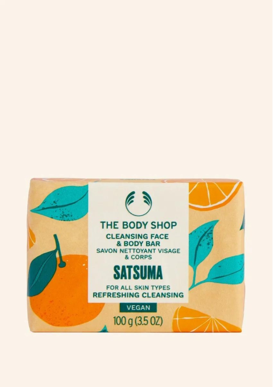 Satsuma Cleansing Face & Body Bar 100G