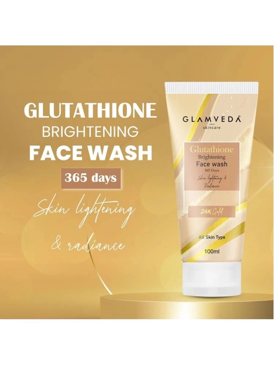 Glamveda Glutathione 24k Gold Face Wash Reduce Dark spots & Pigmentation | 100ml