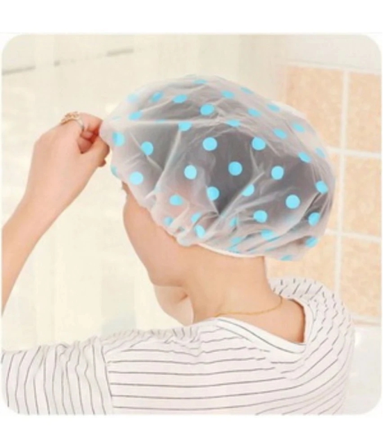 CELIBATE Free Size 3 Shower Cap Multicolored and Multi-Design Pack of 3