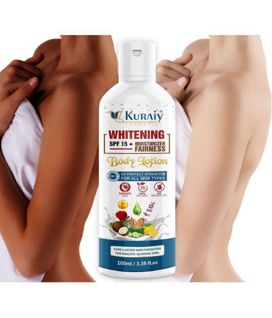 Kuraiy Body Lotion For Nourishing Body Milk With Almond Oil Vitamin E For Men & Women (100 Ml)