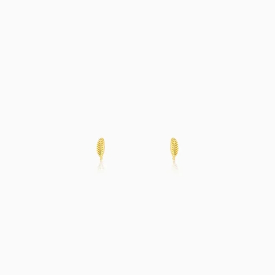 Golden Alluring Stud Earrings