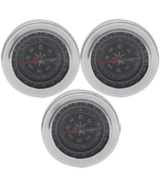 3 Pieces 7cm Military Magnetic Compass