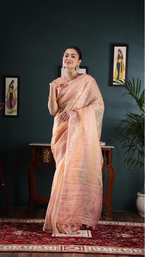 Organza saree