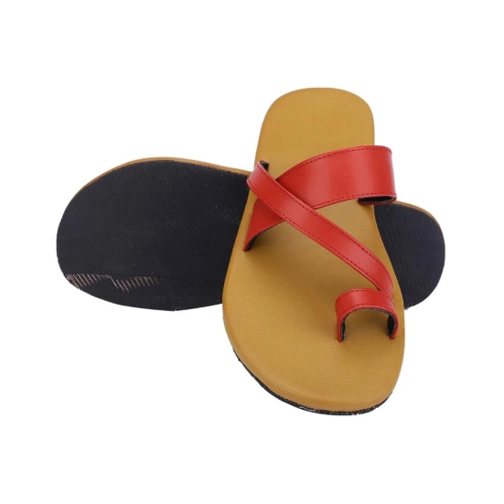 Men Mahi Red | Casual Flip-Flop for Men Men-12