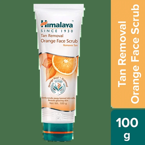 Himalaya Tan Removal Orange Face Scrub, 100 G