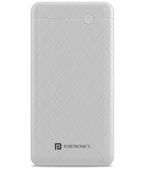 Portronics 20000 -mAh Li-Polymer Power Bank - White