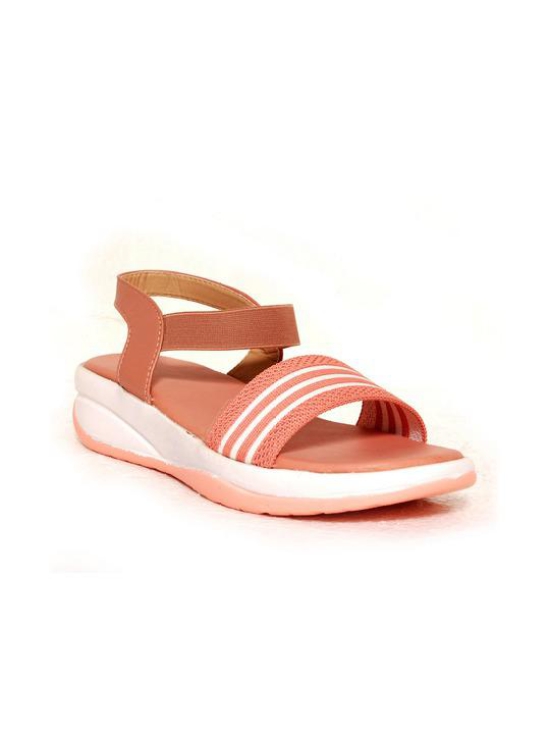 CASUAL PEACH WEDGES FOR EVERYDAY