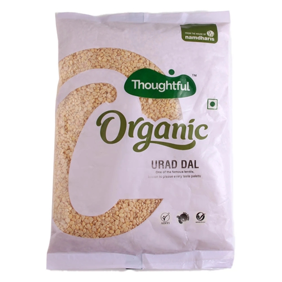 Namdhari Organic Thoughtful Organic Urad Dal, 500 Gm