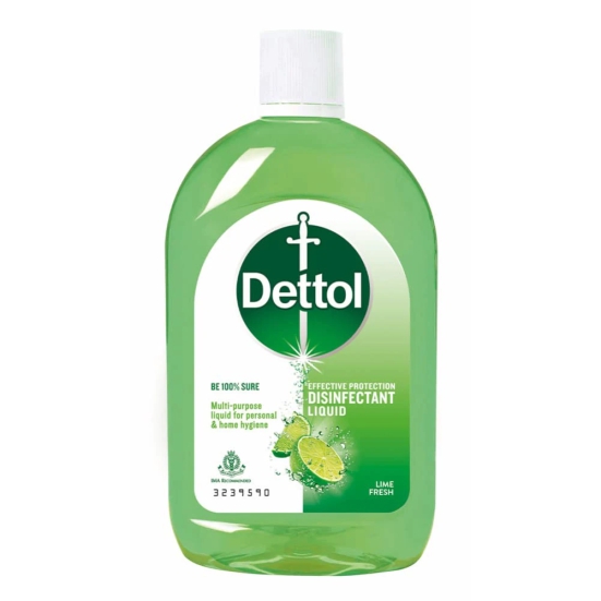 Dettol Liquid Disinfectant For Floor Cleaner, Surface Disinfection, Personal Hygiene - Lime Fresh, 500Ml