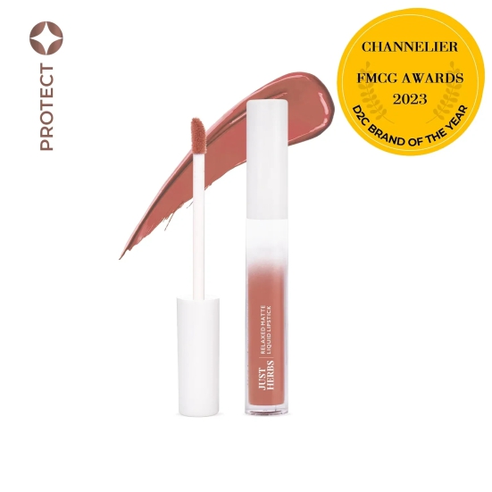 Long Stay Relaxed Matte Liquid Lipstick with Vitamin E 4 ml JHRML-15 Fudge Fantasy