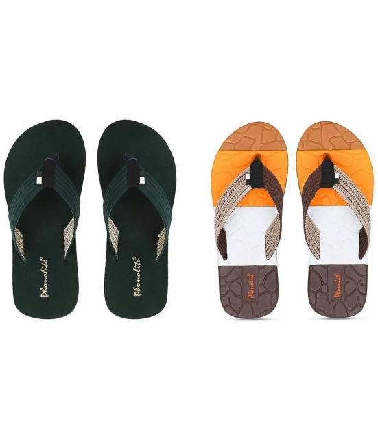 Phonolite Orange Mens Daily Slipper - None