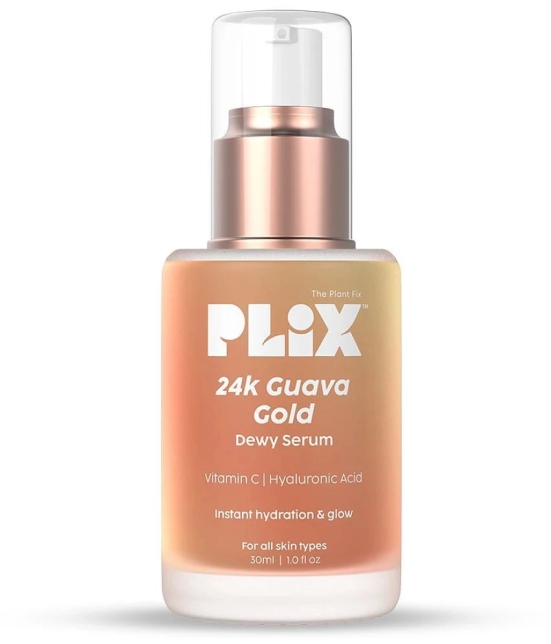 The Plant Fix Plix 24k Guava Gold Lightweight Serum With Vitamin C & Hyaluronic Acid(30 ml)