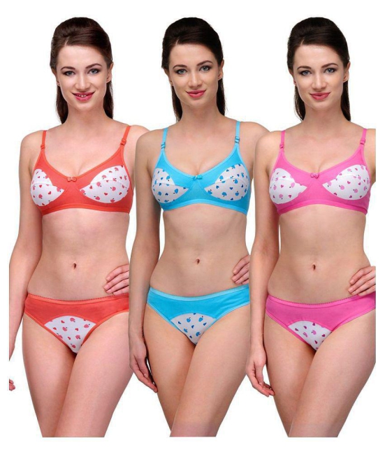 Softskin Cotton Bra and Panty Set - 36B