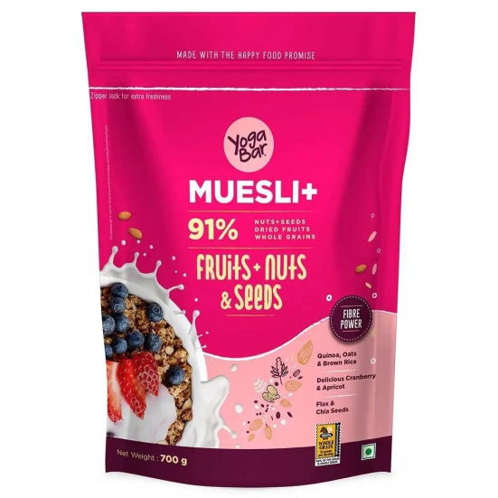 Yogabar Yoga Bar Muesli Fruits Nuts  Seeds 400G