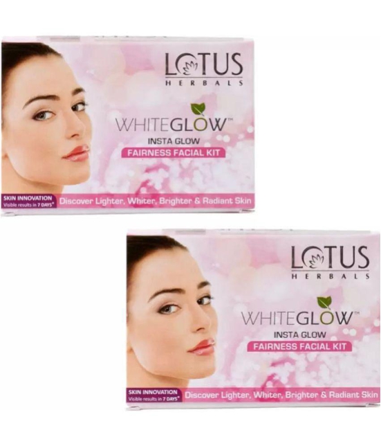 Lotus Herbals Instant Glow Facial Kit For All Skin Type ( Pack of 2 )