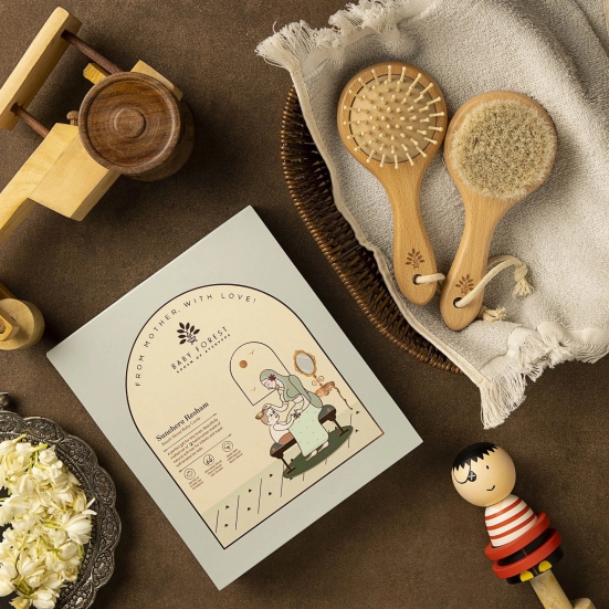 Sunehere Resham - Beech Wood Baby Comb