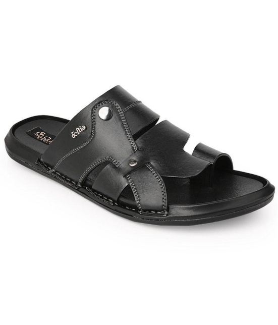 softio - Black Mens Sandals - None